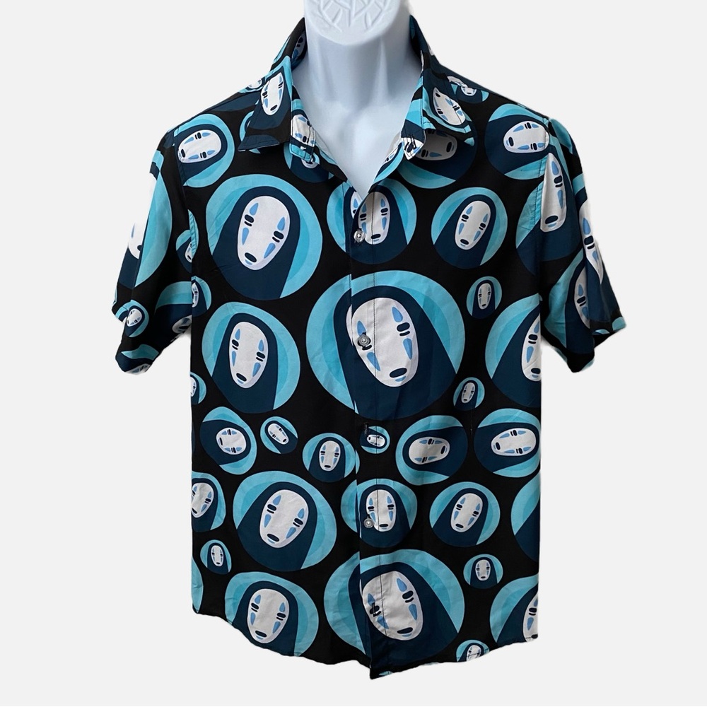 Anime Ape, Short Sleeve Button Down Shirt